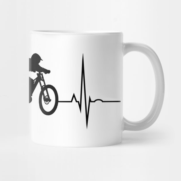 Heartbeat Bmx MTB Mountainbike Downhill bike Gift by MrTeee